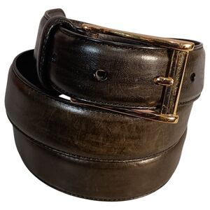 Polo Ralph Lauren Belt 36 Mens Black Leather